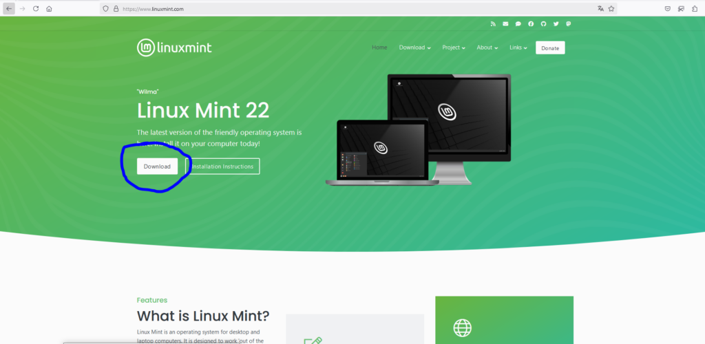 Linux Mint Websiete Download 